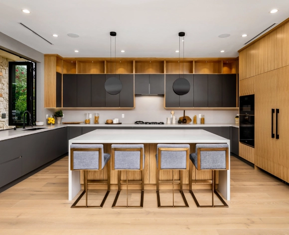 modern-kitchen-with-wooden-cabinet